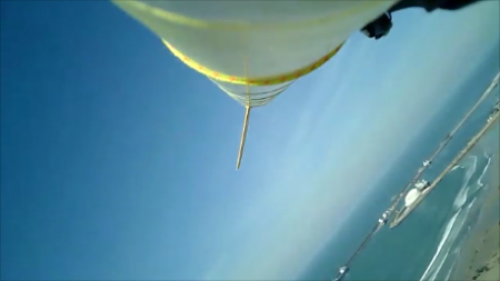 Vista aérea da praia de Matosinhos